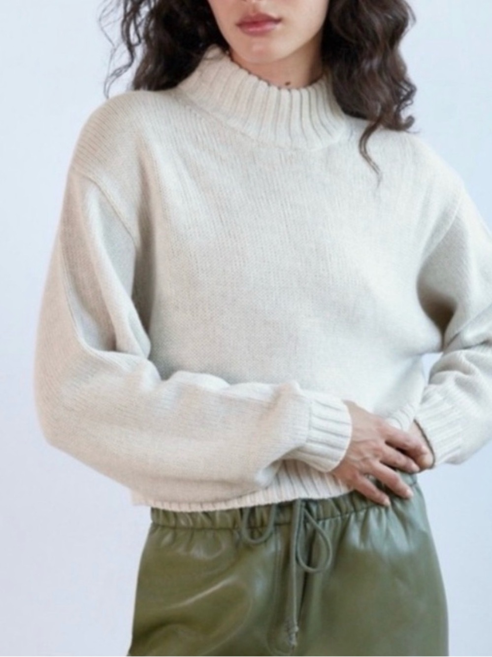 Artizia knit cropped sweater